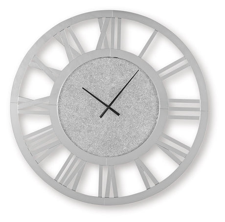 Reinport - Mirror - Wall Clock by Signature Design by Ashley® | Bel Furniture