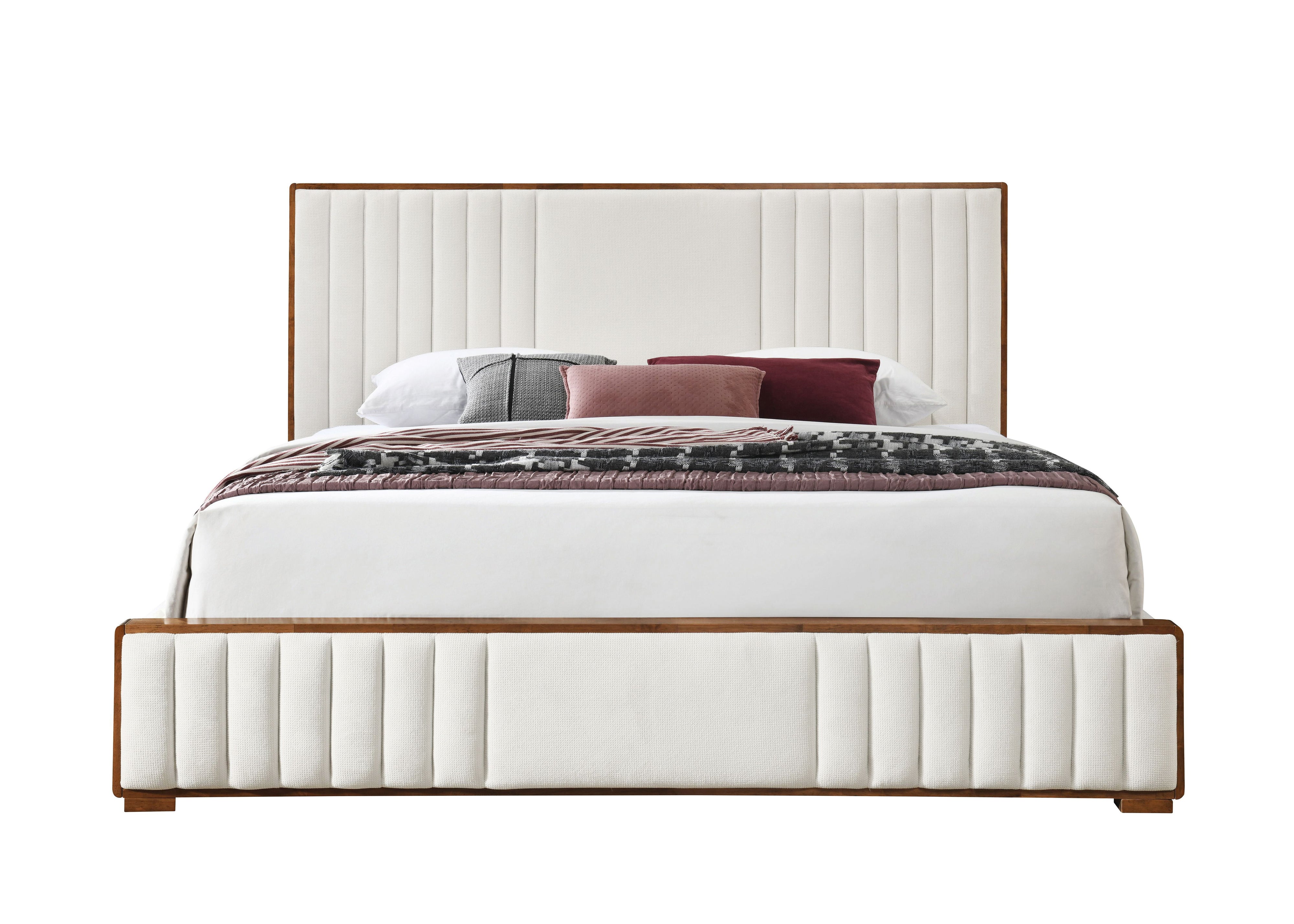 Kaleea - Queen Bed - Beige