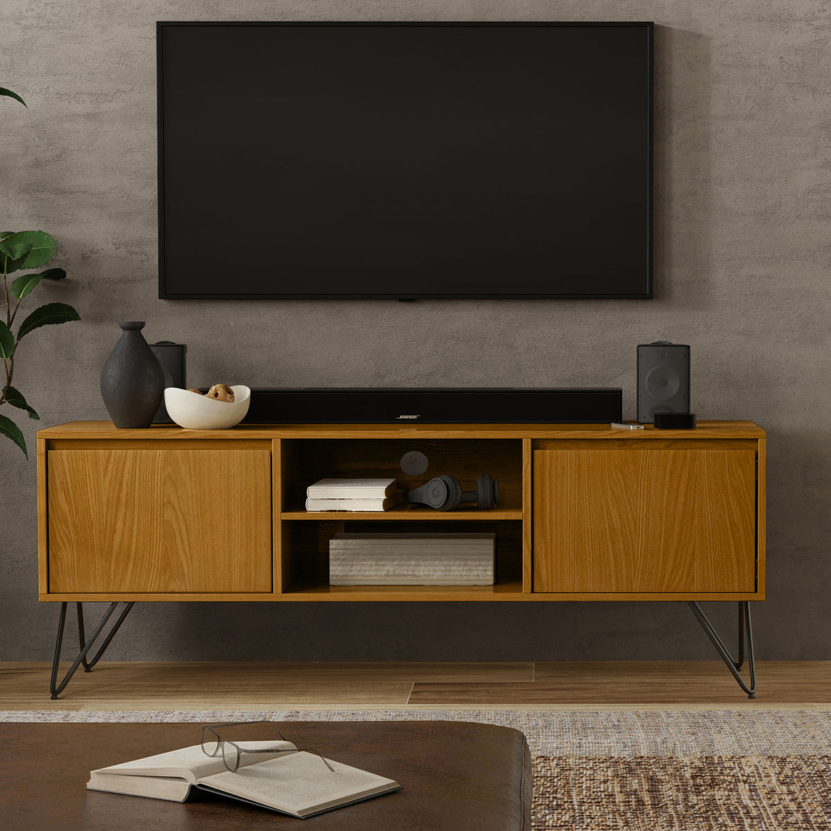 Hunter - Handcrafted TV Media Stand - view 2