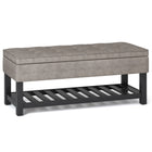 Cosmopolitan - Storage Ottoman Bench With Open Bottom