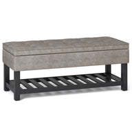 Cosmopolitan - Storage Ottoman Bench With Open Bottom - view 6