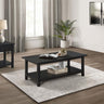 Payne - Coffee And 1-Drawer End Table Set Black 2 Pc. Coffee Table, End Table by Coaster Fine Furniture | Bel Furniture