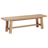 Middleton - Wood Backless Dining Bench Natural - Brown by Coaster Fine Furniture | Bel Furniture