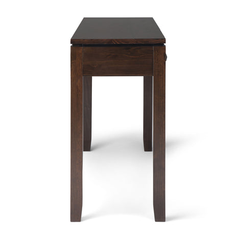 Cosmopolitan - Wide Console Sofa Table - Mahogany Brown by Simpli-Home | Bel Furniture