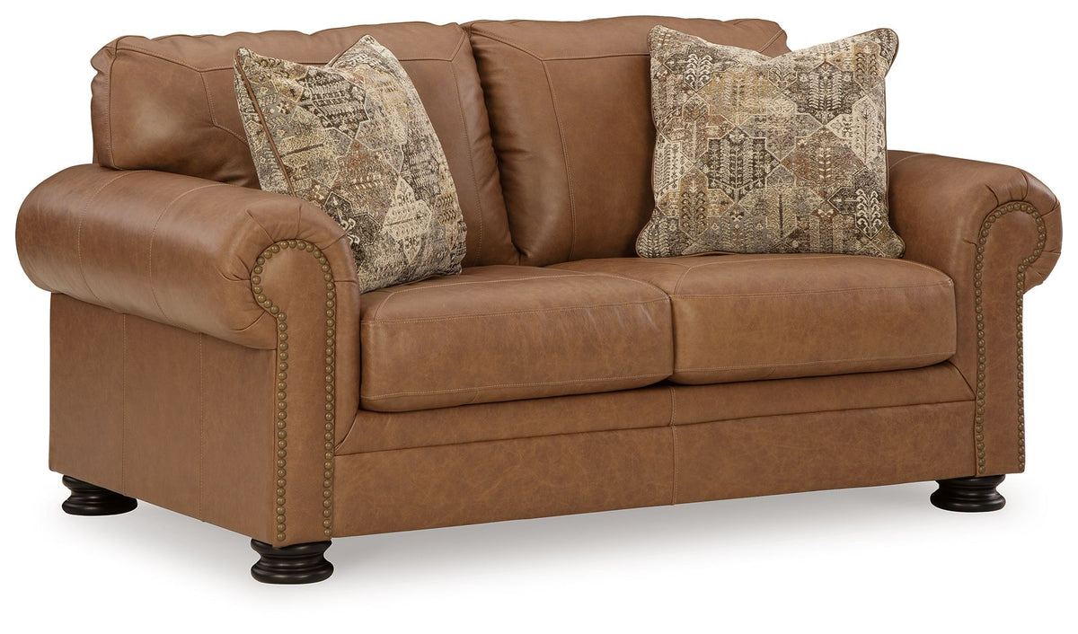 Carianna - Caramel - Loveseat by Signature Design by Ashley® | Bel Furniture