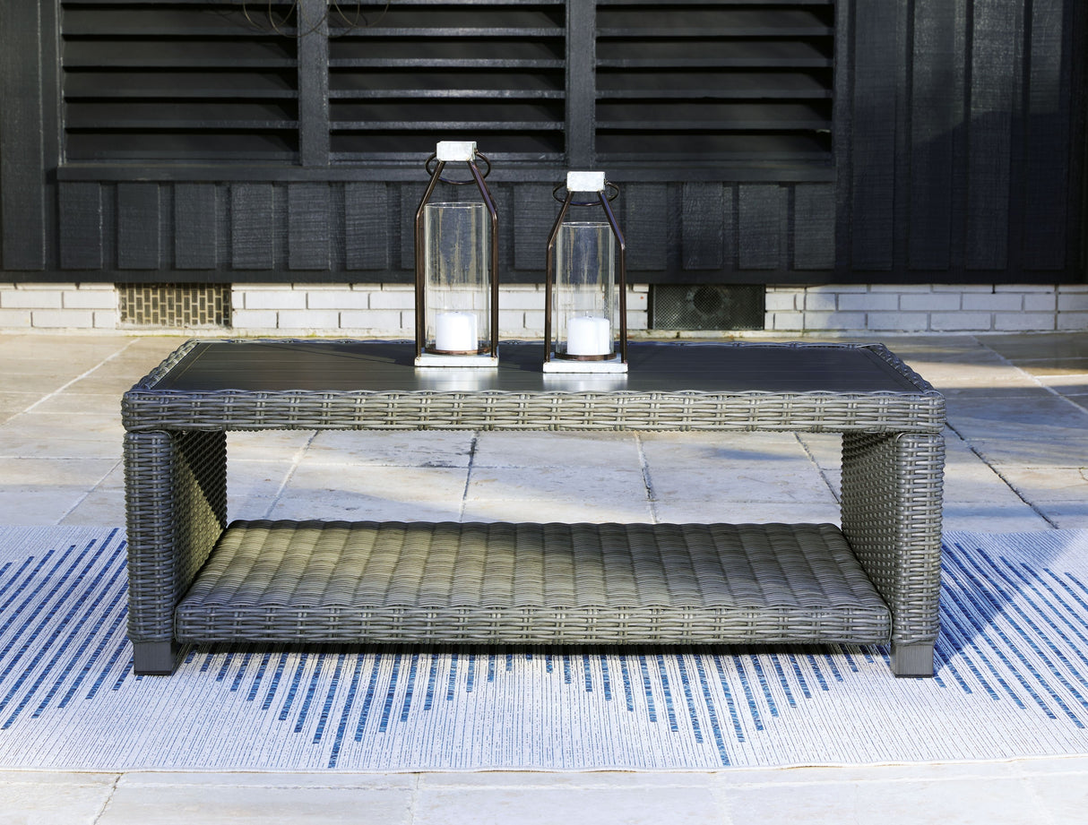 Elite Park - Gray - Rectangular Cocktail Table by Signature Design by Ashley® | Bel Furniture