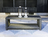 Elite Park - Gray - Rectangular Cocktail Table by Signature Design by Ashley® | Bel Furniture