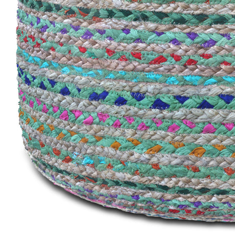 Margo - Handcrafted Round Pouf - view 14