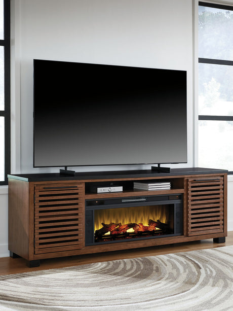 Kallari - TV Stand With Fireplace Option - view 9