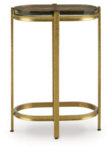 Porterville - Accent Table - Gold Finish