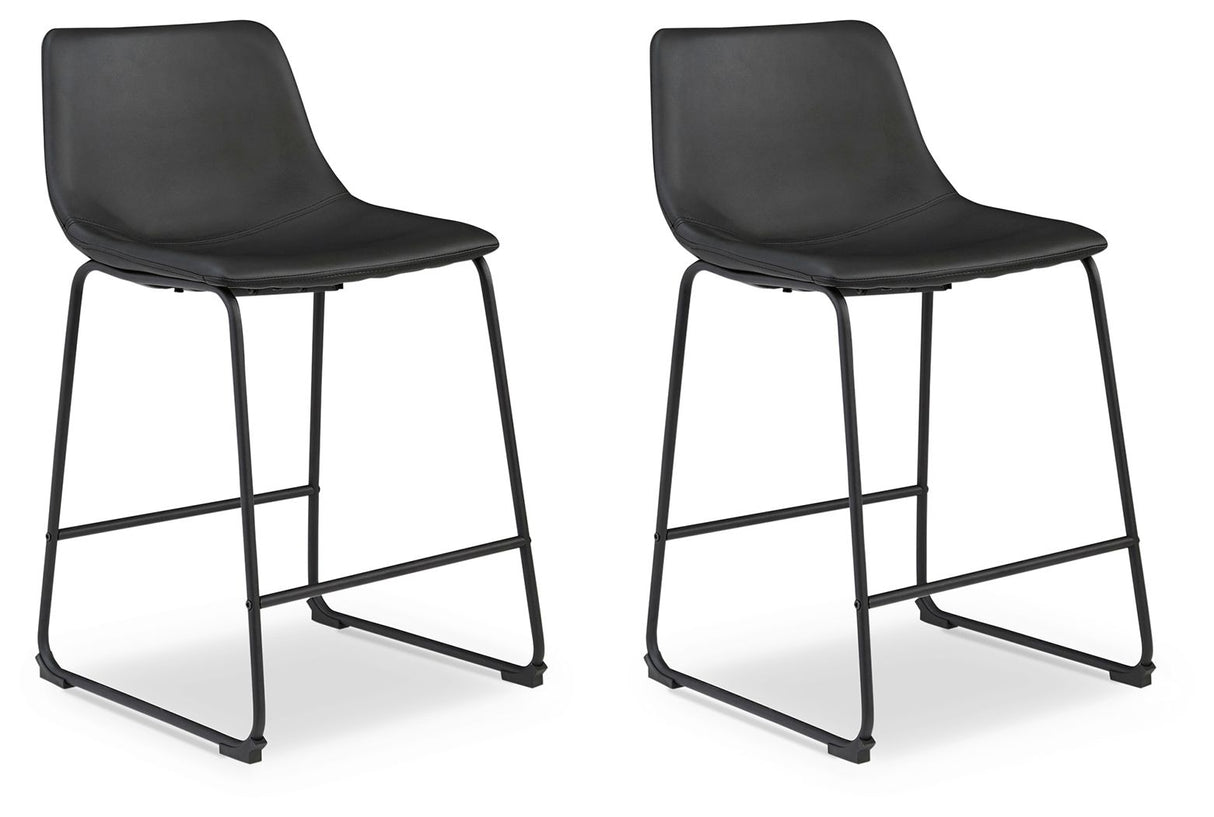 Centiar - Upholstered Barstool (Set of 2) by Signature Design by Ashley® | Bel Furniture
