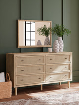 Cielden - Two-Tone - Dresser And Mirror by Signature Design by Ashley® | Bel Furniture