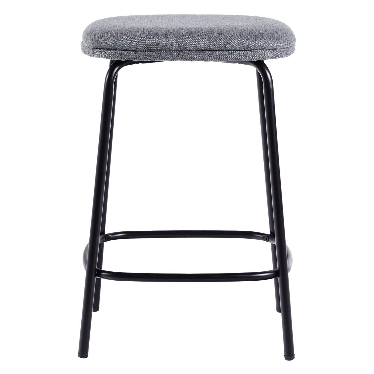 Modern Simple Counter Stool With Upholstered Seat (Set of 2) by Walker Edison | Bel Furniture