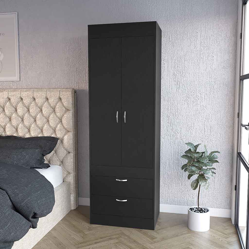 2 Drawer Dresser - Black