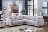 Penelope - Fabric Reversible Modular Sectional Sofa With Ottoman And Pillows by Lilola Home | Bel Furniture