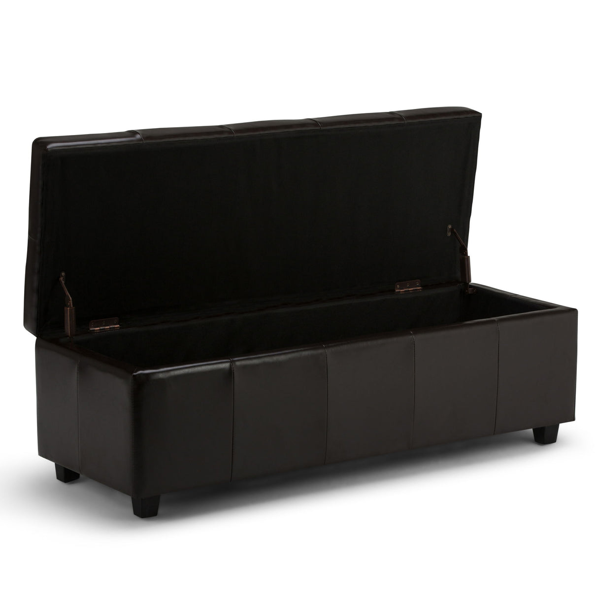 Castleford - Contemporary Storage Ottoman by Simpli-Home | Bel Furniture