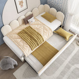 Upholstered Daybed With Pull-Out Bed