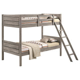 Ryder - Wood Bunk Bed With Mattress by Coaster Fine Furniture | Bel Furniture