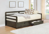 Sorrento - 2-Drawer Twin Long Daybed With Extension Trundle - Gray by CoasterEssence | Bel Furniture