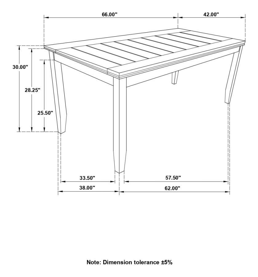 Dalila - Rectangular Dining Table