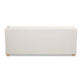 Ada - Flared Arm Contemporary Sofa With Lumbar Pillows - Flax White by Jennifer Taylor Home | Bel Furniture