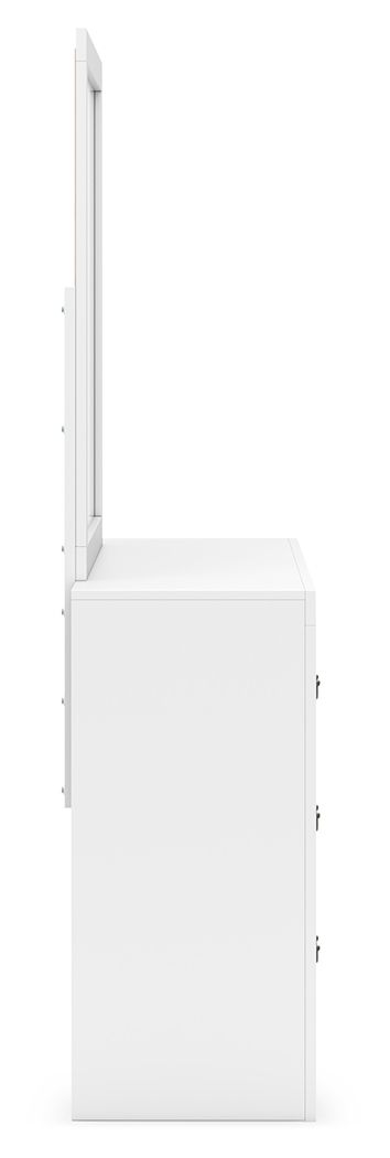 Binterglen - White - Dresser And Mirror by Signature Design by Ashley® | Bel Furniture