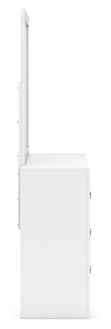 Binterglen - White - Dresser And Mirror by Signature Design by Ashley® | Bel Furniture