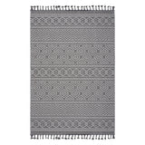 Guros - 6' X 9' Geometric Indoor / Outdoor Area Rug - Gray / White