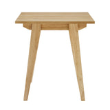 Japandi - Minimal Solid Wood Side Table by Walker Edison | Bel Furniture