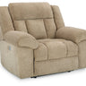 Tip-off - Power Recliner With Adj Headrest Beige by Signature Design by Ashley® | Bel Furniture