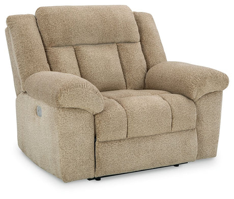 Tip-off - Power Recliner With Adj Headrest Beige by Signature Design by Ashley® | Bel Furniture