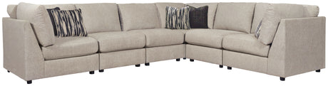 Kellway - Sectional Beige 6 Pc. Armless Chairs Corner Sectional by Signature Design by Ashley® | Bel Furniture