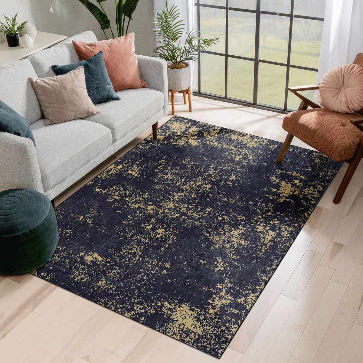 Maval - Stunning Area Rug, Washable - view 2