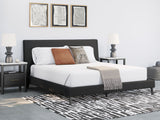 Cadmori - Upholstered Bed With Roll Slats