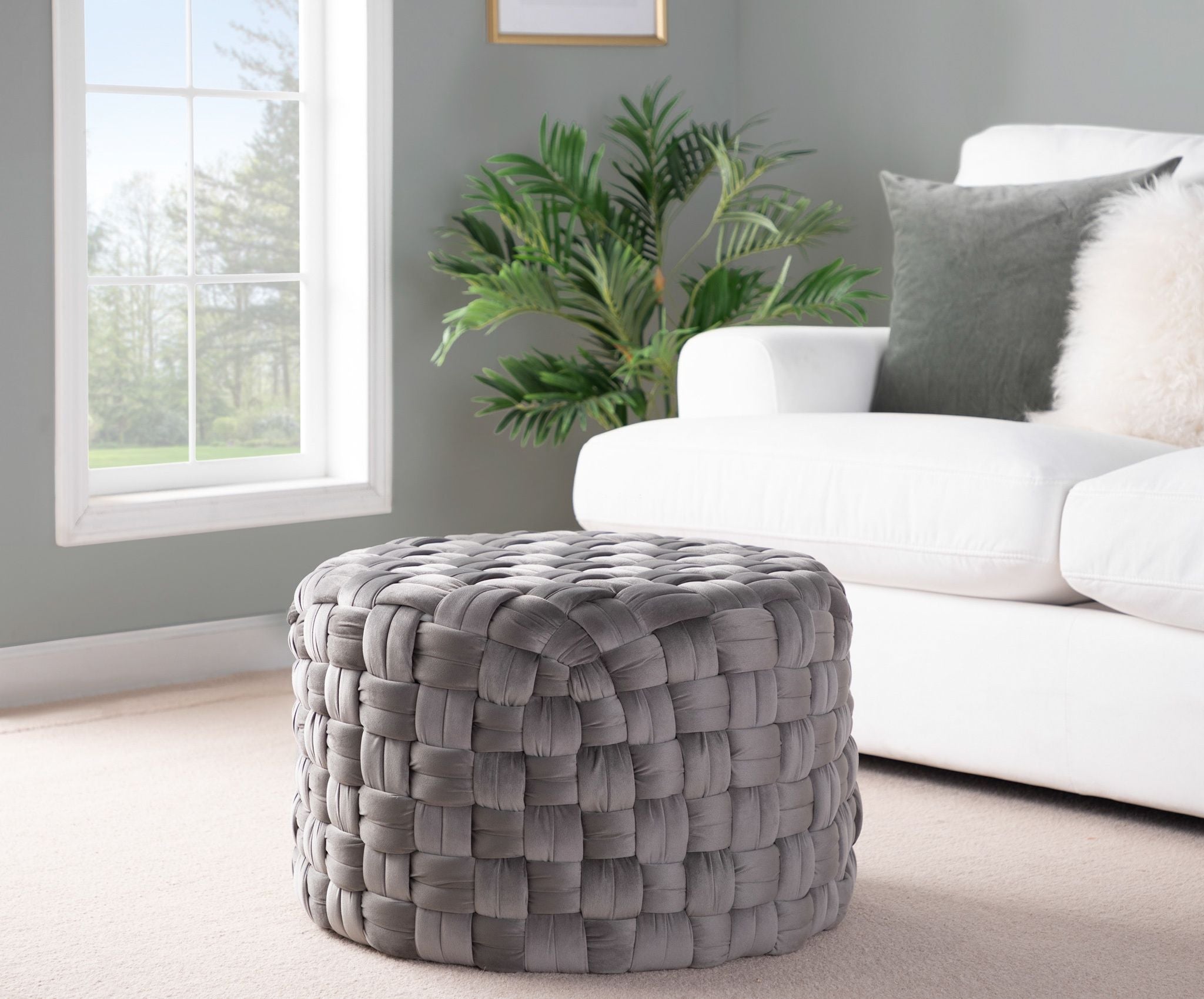 Braided - Versatile Round Ottoman