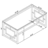 Merced - Rectangular Coffee Table Set by Coaster Fine Furniture | Bel Furniture