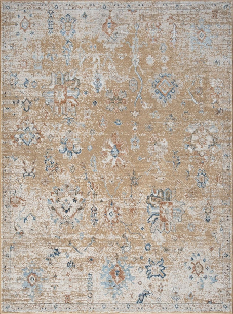 Noble - GC_GEN7008 Area Rug Gold by Icona Home Decor | Bel Furniture