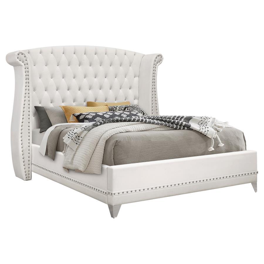 Barzini - Upholstered Wingback Bed