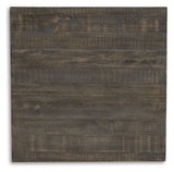 Havalance - Square End Table - White / Gray