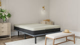 Gel Comfort - 12" Short Queen Soft Mattress - Black / Gray