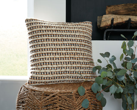 Nealington - Brown / Black / White - Pillow (Set of 4) by Signature Design by Ashley® | Bel Furniture