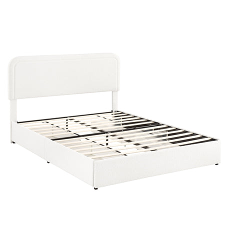 Liv - Patented With Drawers Upholstered Storage Platform Bed - view 22