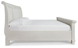 Robbinsdale - Queen Sleigh Bed - Antique White