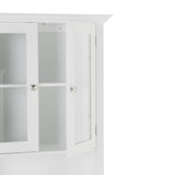 Acadian - Space Saver Cabinet - Pure White by Simpli-Home | Bel Furniture