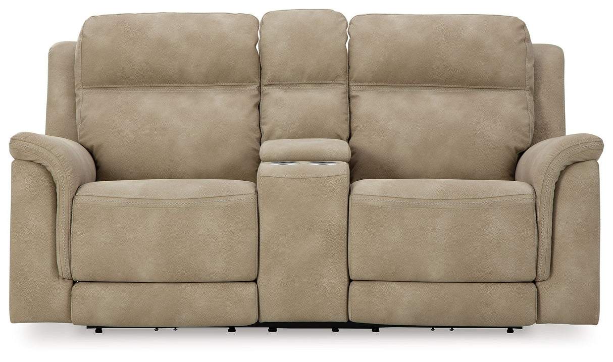 Next-Gen Durapella - Reclining Power Loveseat With Console