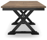 Wildenauer - Rectangular Dining Extension Table - Brown / Black
