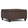 Harrison - Large Coffee Table Storage Ottoman - view 4