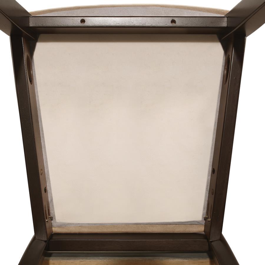 Kelso - Lattice Back Dining Side Chair (Set of 2) - Cappuccino by CoasterEveryday | Bel Furniture