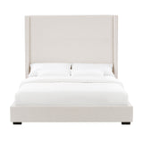 Hampton - Upholstered Platform Bed With Tall Headboard