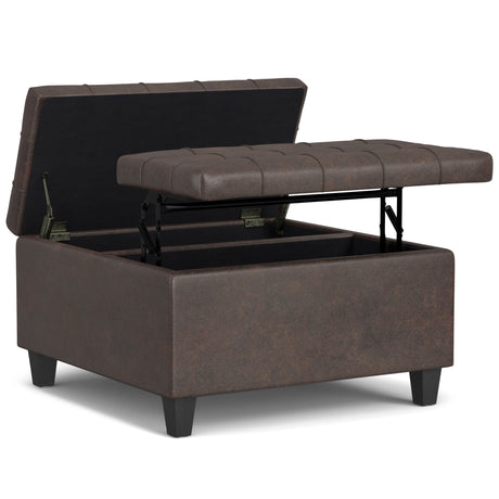 Harrison - Upholstered Coffee Table Storage Ottoman - view 110